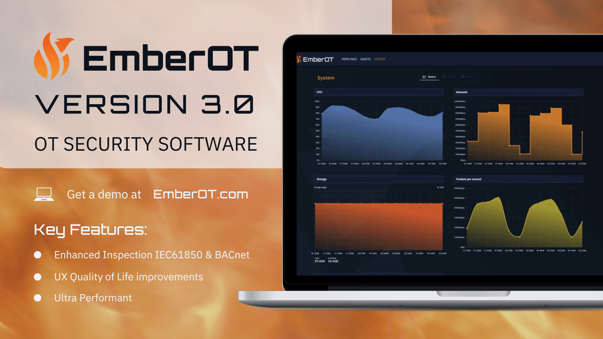 EmberOT releases version 3.0 of the industrial security software